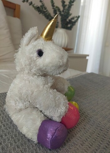 Beden Boynuzlu at horse plush at oyuncak pelus