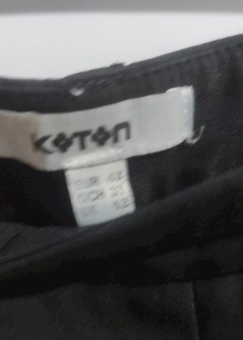 Kemerli Siyah Kadın Kumaş Pantolon - Görsel 3