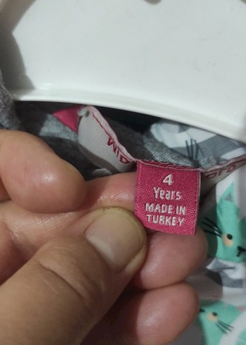 Gri Kedili Fermuarlı Sokak Stili Kedi Kıyafeti 3,4 yaş - Görsel 3