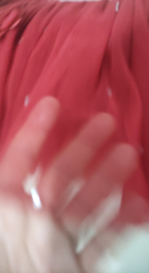 Kırmızı Fırfırlı Kız Çocuk Etek - Görsel 2