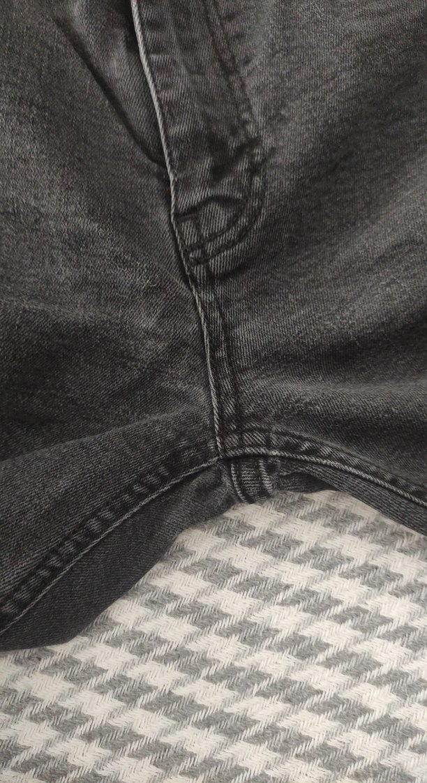 Gri Kadın Kot Pantolon - Görsel 4