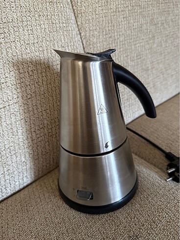 Elektrikli moka pot paslanmaz çelik