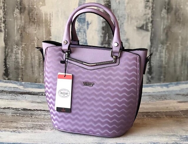 EL, OMUZ VE ÇAPRAZ MODEL LİLA RENK ÇANTA