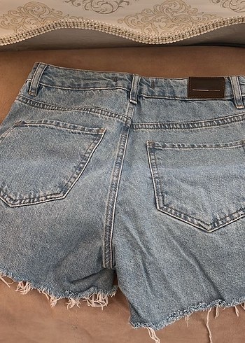 Salaş Mini Kot Şort - Görsel 2