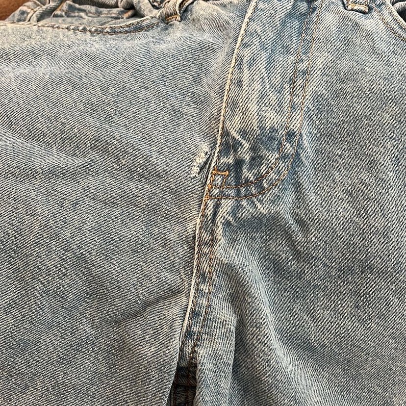 Salaş Mini Kot Şort - Görsel 4