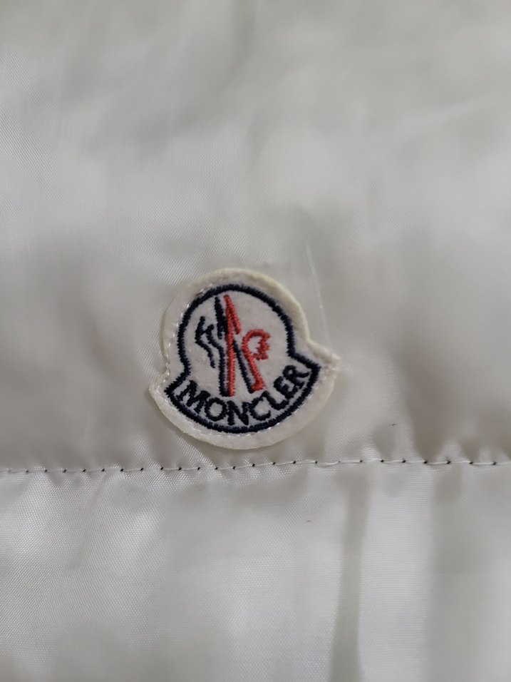 Beyaz Parlak Yüksek Yakalı Erkek Şişme Yelek - Görsel 2