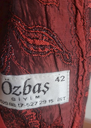 Bordo Düğmeli Uzun Kadın Klasik Ceket - Görsel 9