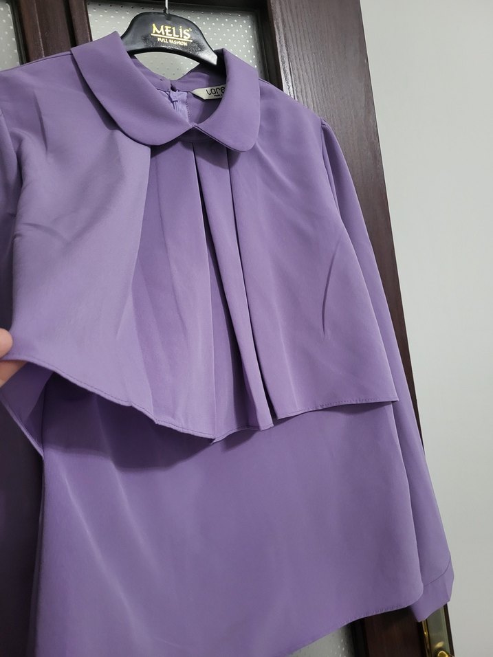 Looren Uzun Kollu Kadın Gömlek - Görsel 2