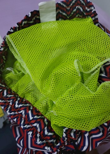 Bordo Pilili Tie-Dye Erkek Mini Şort - Görsel 7