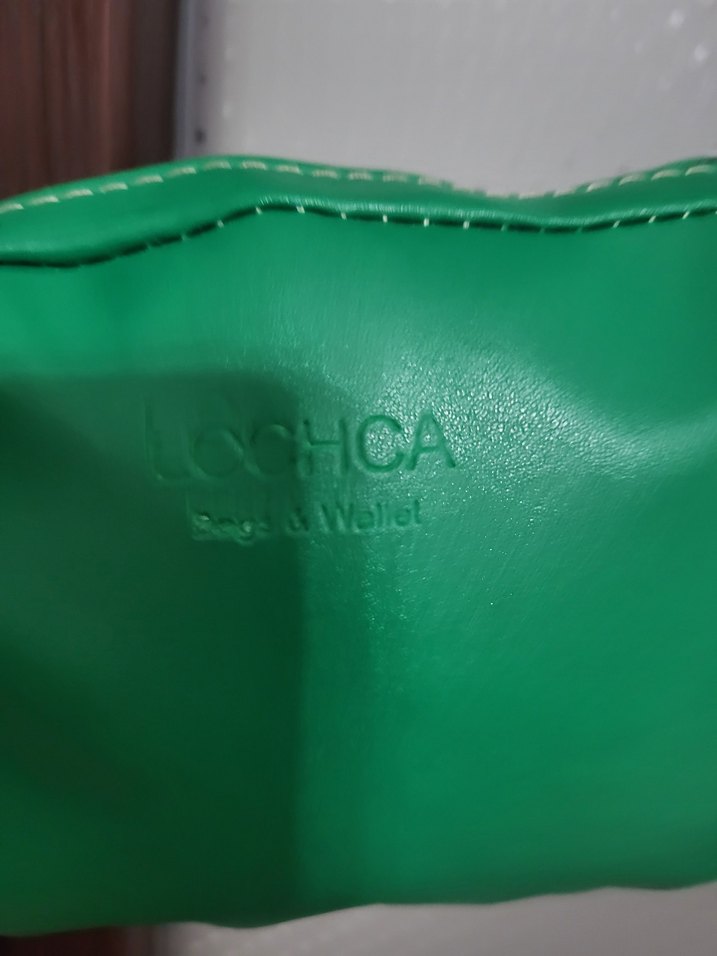 Sifir ürün Minimalist Yeşil Deri Kadın Çanta - Görsel 2