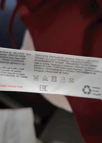 Defacto Bordo  Bluz Düğmeli Kısa Kollu - Görsel 8