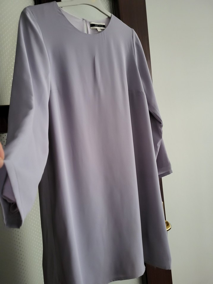 Yeşim Özcan marka Gri Renkli Sade Uzun Kollu Tunik - Görsel 2