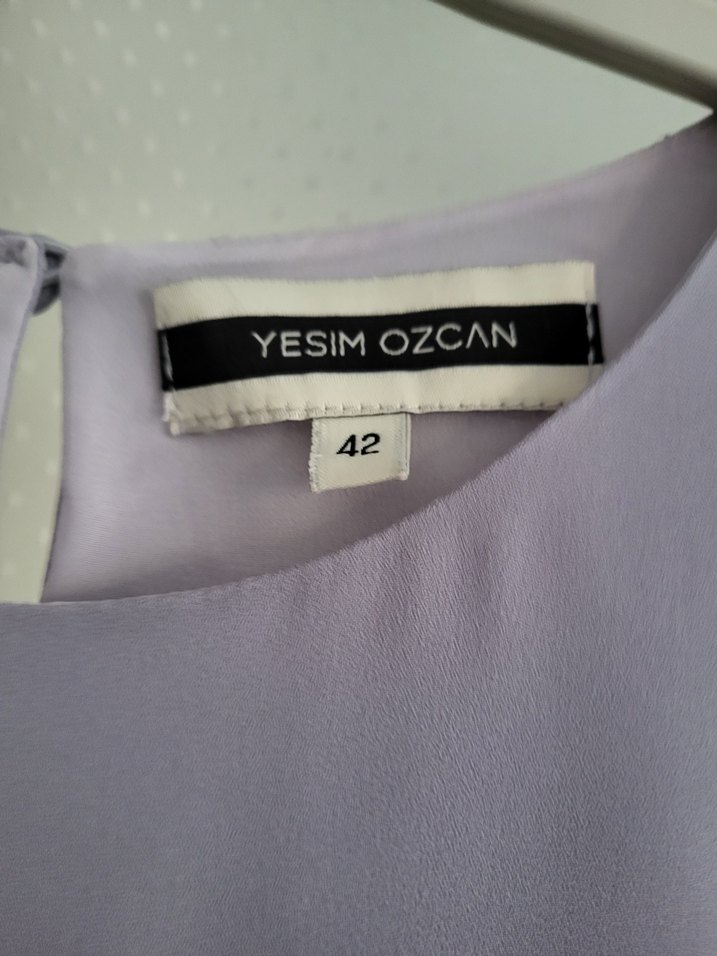 Yeşim Özcan marka Gri Renkli Sade Uzun Kollu Tunik - Görsel 5