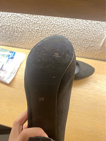 Siyah topuklu ayakkabı - Görsel 5