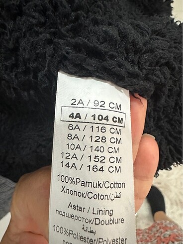 5 Yaş Beden gri Renk Erkek çocuk 5-6 yaş içi kürklü kaban