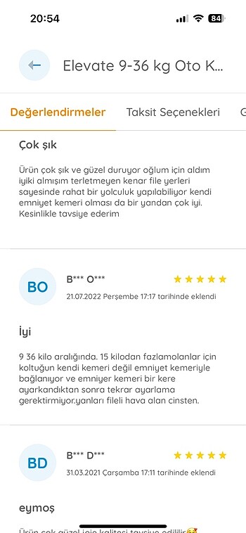 9- 36 kg Beden siyah Renk Joie Oto koltuğu