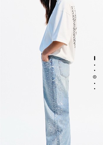 Bershka parıltılı Jean