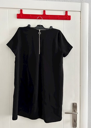 Zara Zara Siyah Düz Basic Elbiss