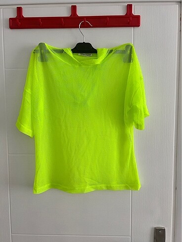 Neon Yeşil file Tshirt