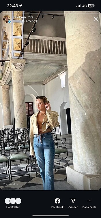 Stradivarius Stradivarius crop blazer