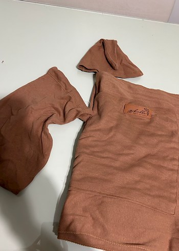 Kahverengi Bebek Kanguru Sling - Görsel 4