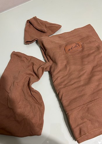 Kahverengi Bebek Kanguru Sling - Görsel 3