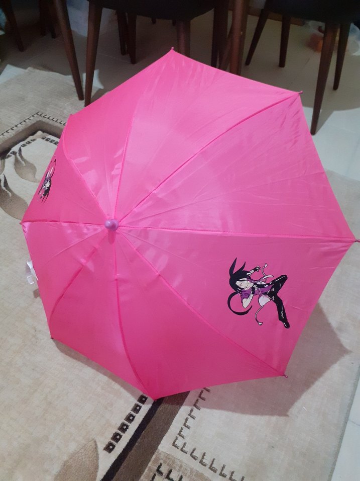 Parlak Pembe Kadın Şemsiye - Görsel 2