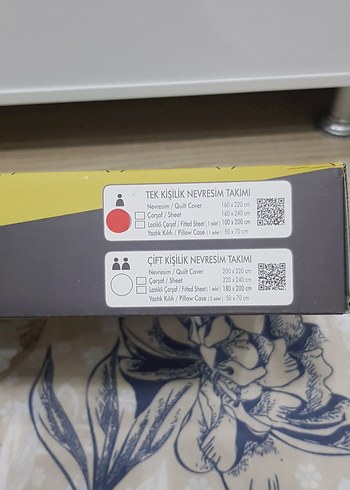 Beden lacivert Renk Bej lacivert Çiçek Desenli tek kişilik Nevresim Takımı
