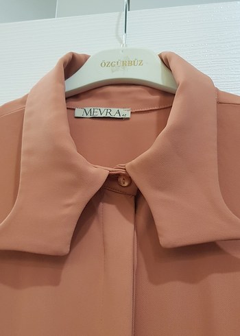 Bej Uzun Kollu Uzun Tunik - Görsel 2