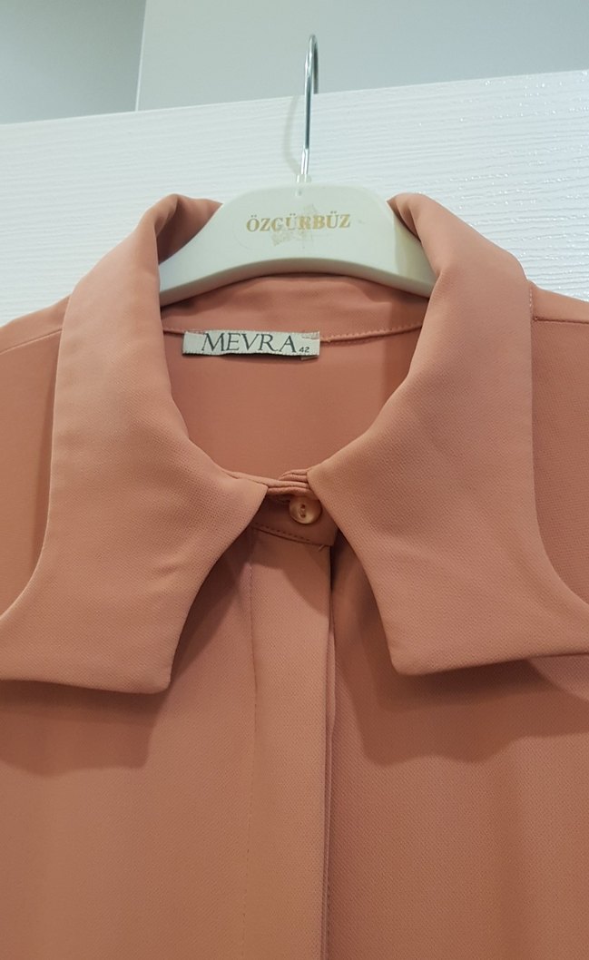 Bej Uzun Kollu Uzun Tunik - Görsel 2