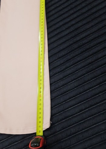 pudra kız çocuk Midi keten Pantolon - Görsel 3