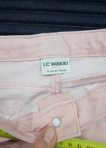 pudra kız çocuk Midi keten Pantolon - Görsel 5