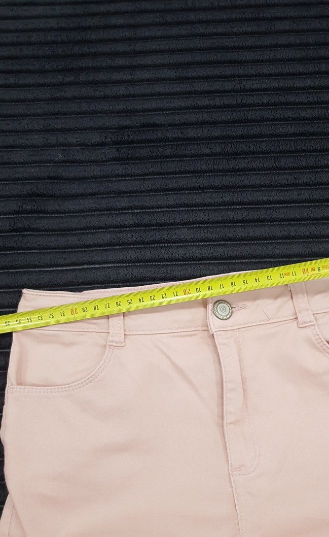 pudra kız çocuk Midi keten Pantolon - Görsel 4