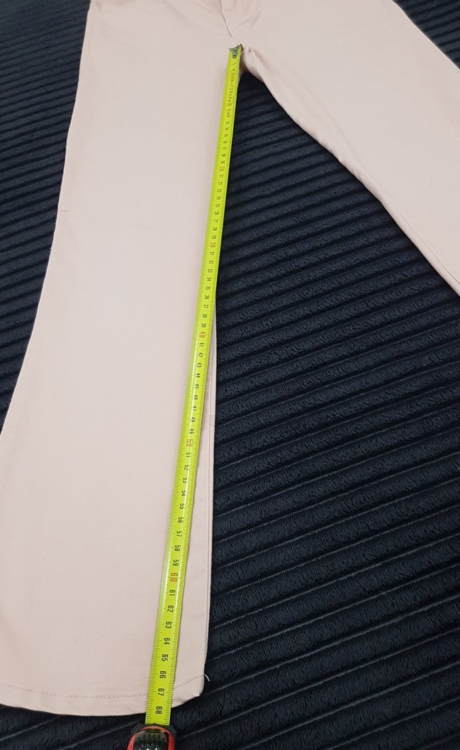 pudra kız çocuk Midi keten Pantolon - Görsel 2