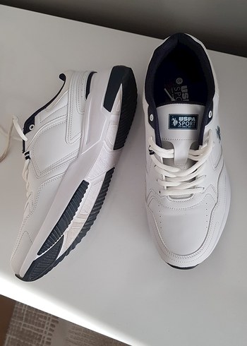 USPA Spor Beyaz Erkek Spor Ayakkabı - Görsel 2