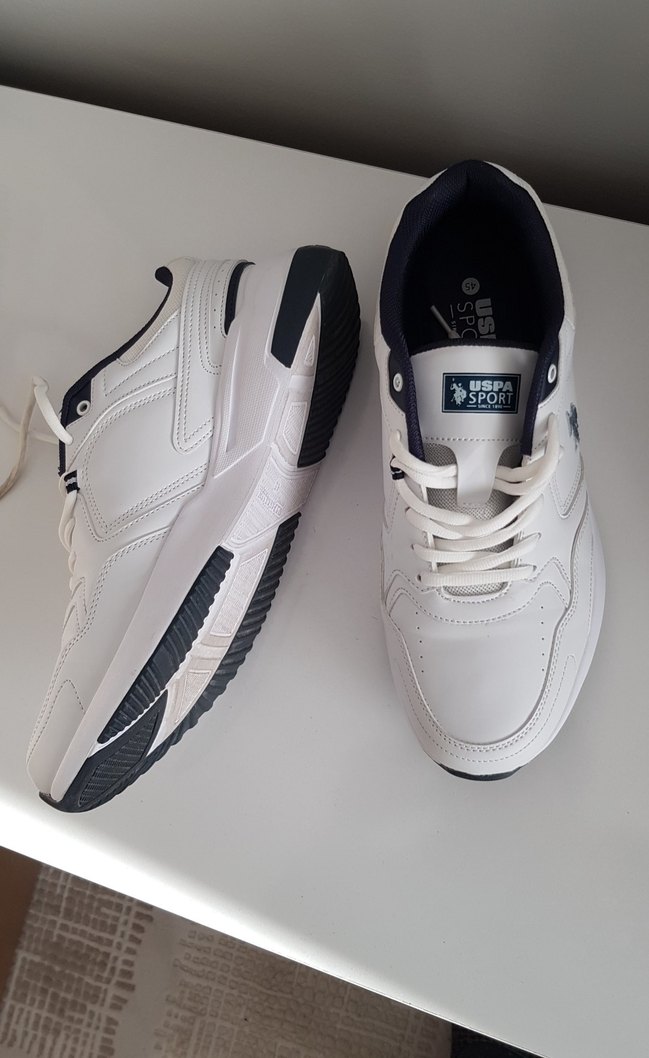 USPA Spor Beyaz Erkek Spor Ayakkabı - Görsel 2