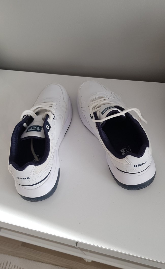 USPA Spor Beyaz Erkek Spor Ayakkabı - Görsel 3