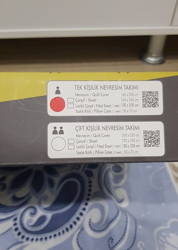 Beden gri Renk mavi Nakışlı tek kişilik Nevresim Takımı