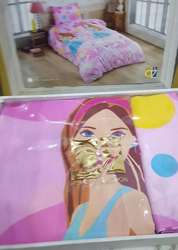 Karaca Home Pembe Baskılı Nevresim Takımı