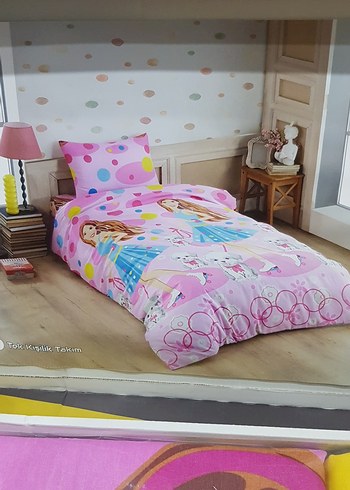 Pembe Baskılı Nevresim Takımı
