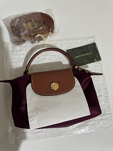 Longchamp hiç kullanmadım - mürdüm renk