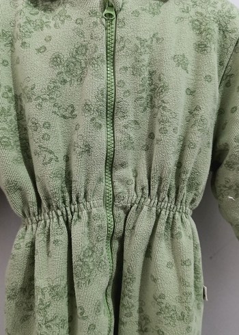 Yeşil Bebek Peluş Tulum - Görsel 2