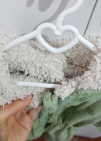 Yeşil Bebek Peluş Tulum - Görsel 4