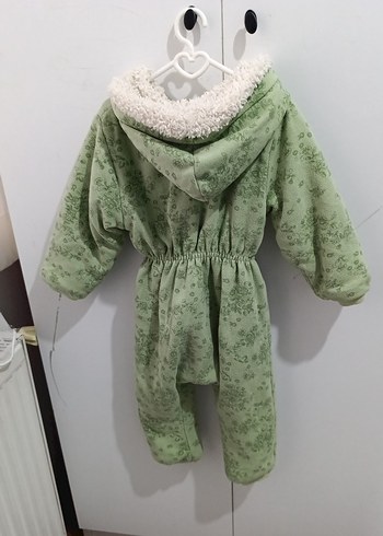 Yeşil Bebek Peluş Tulum - Görsel 5