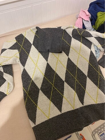 H&M kazak baklava desen