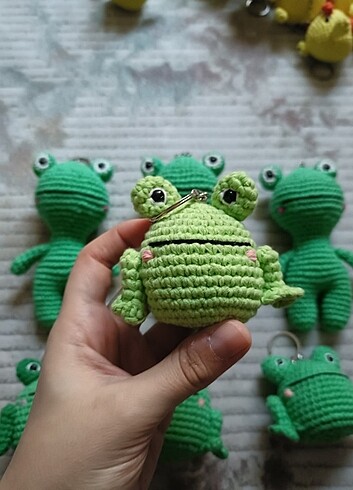 Amigurumi kurbağa - Görsel 2