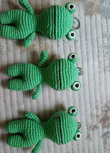  Beden Renk Amigurumi kurbağa