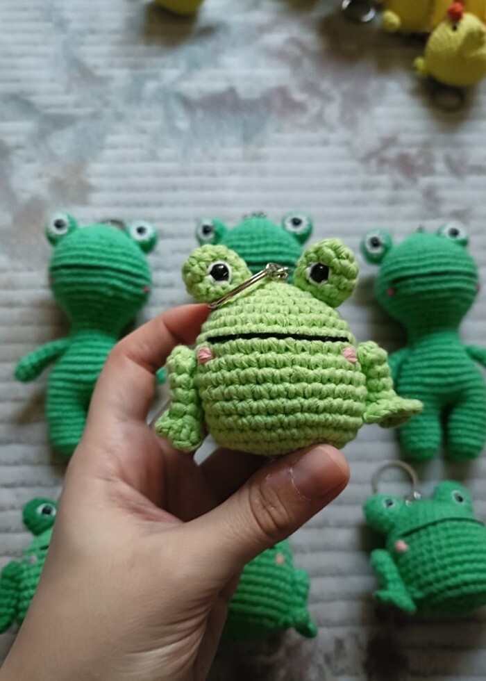 Amigurumi kurbağa - Görsel 2
