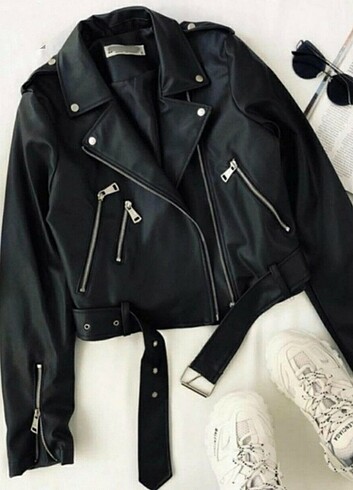 H&M deri ceket 