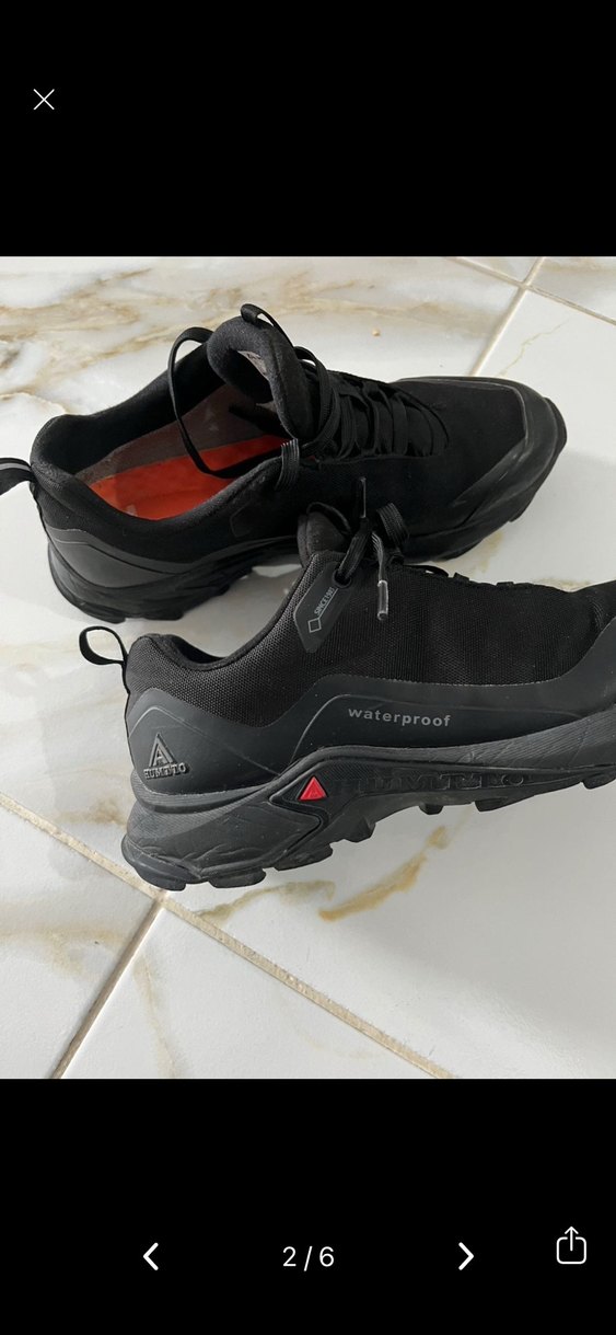 Siyah Bağcıklı Erkek Outdoor Spor Ayakkabı - Görsel 2